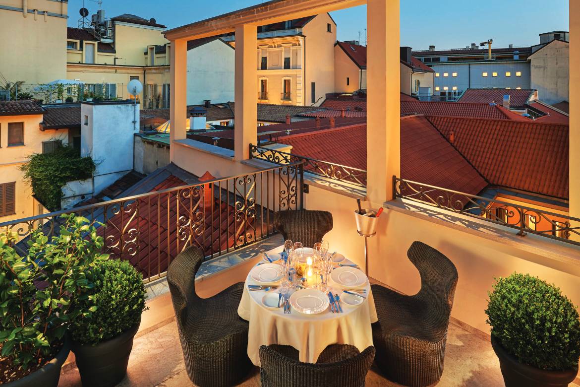 Junior Suite Terrace (Photo by Mandarin Oriental, Milan)