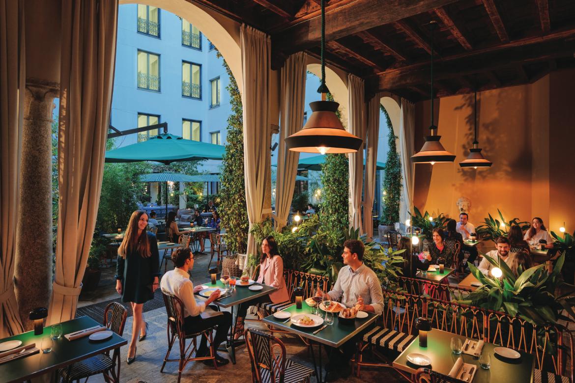 Mandarin Garden (Photo by Mandarin Oriental, Milan)
