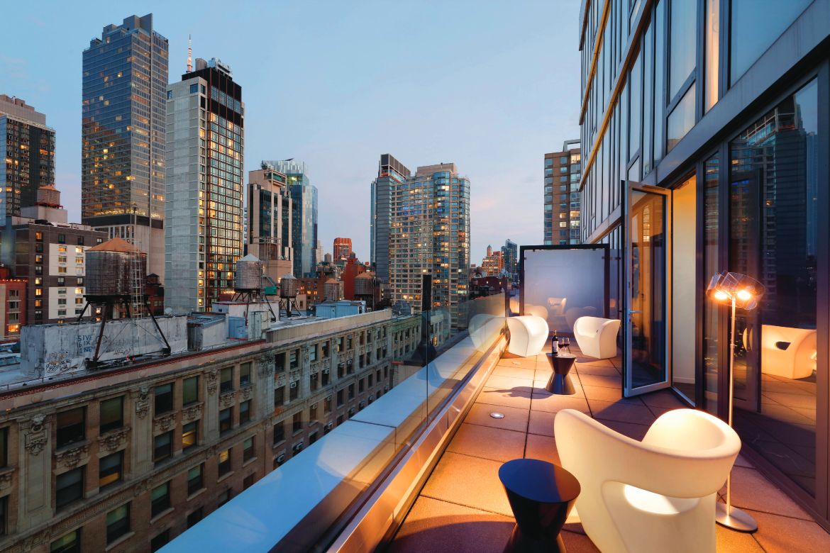 The Studio Room with Terrace (Photo by INNSIDE by Melia New York NoMad)