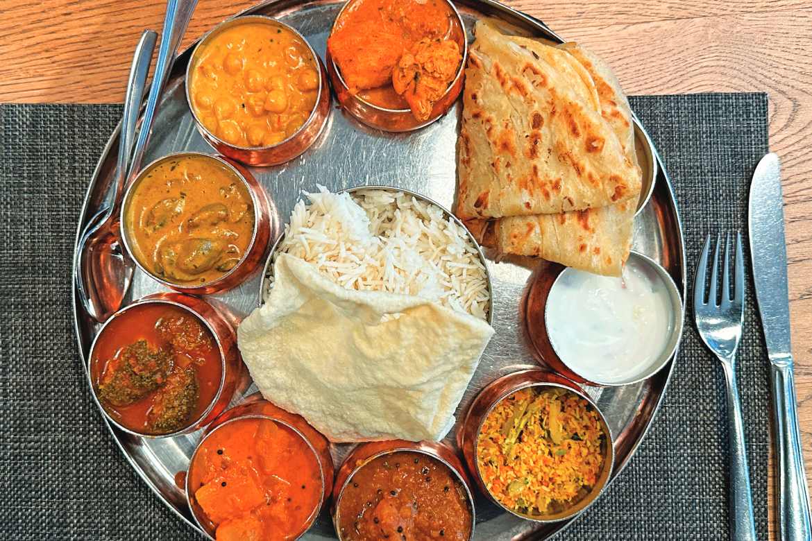 Thali at Thali Restaurant(Photo by Jeff Heilman)