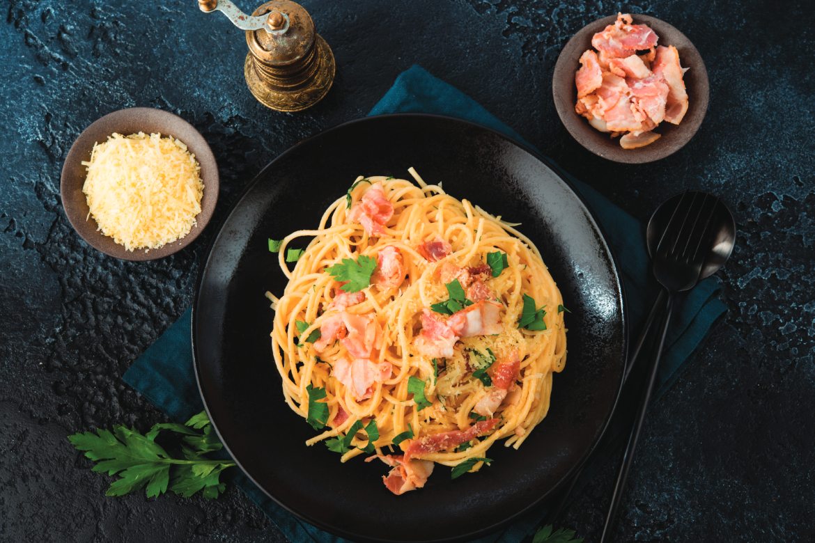 Carbonara at Yellow Bar (Photo by Gorenkova Evgenija)