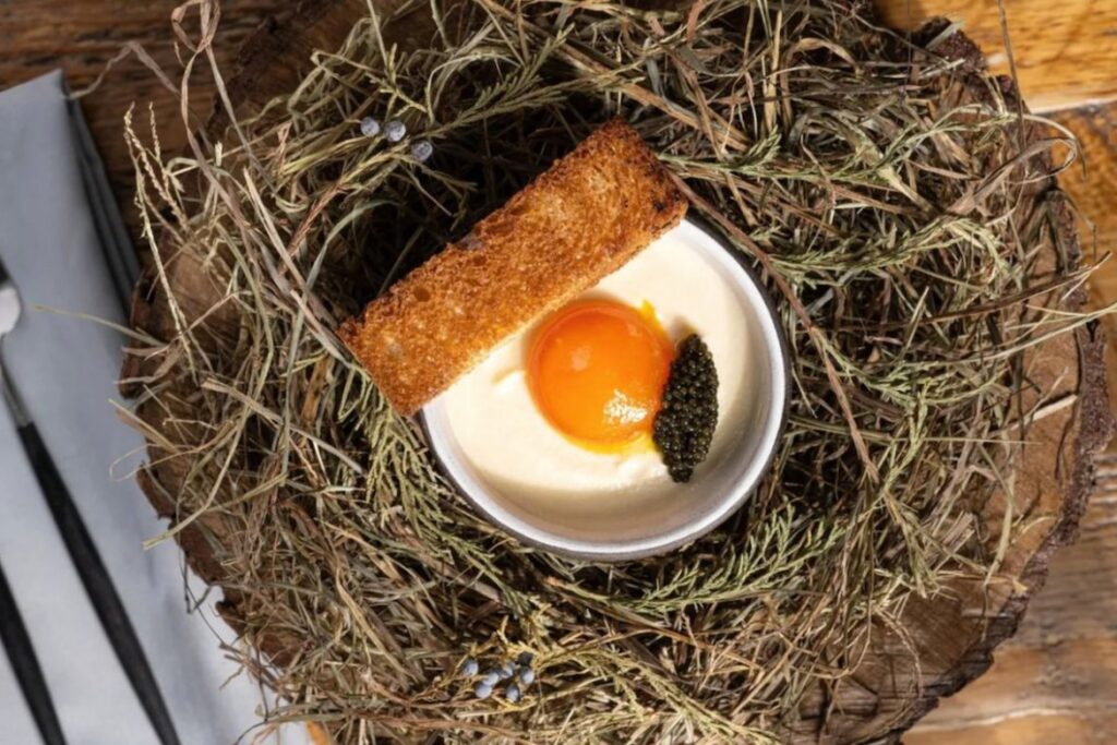 Dish at The DeBruce, a 2024 James Beard Award Nominee