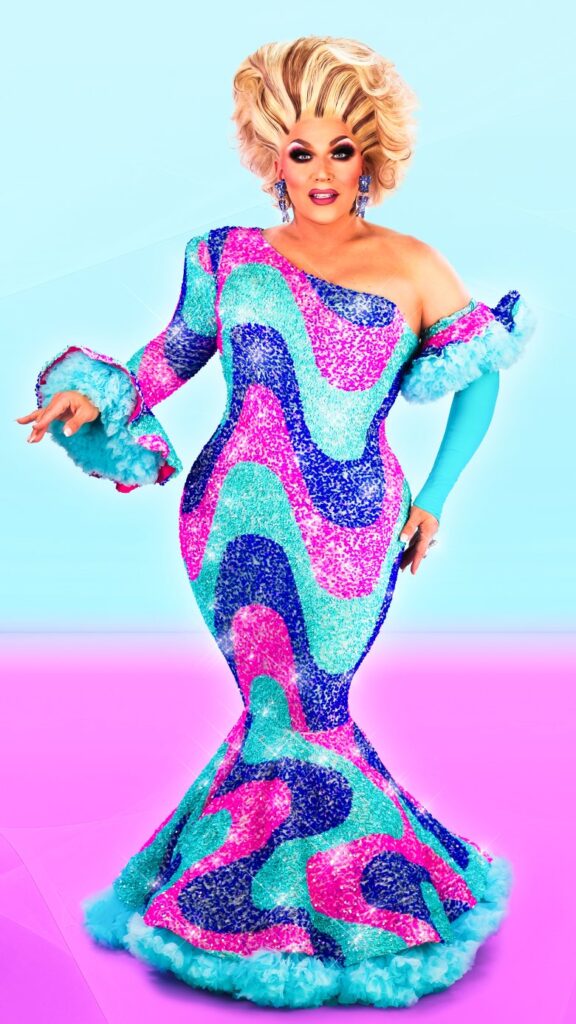 Drag Me To The Catskills Kasha Sequin Gown (Photo by JG Photos)