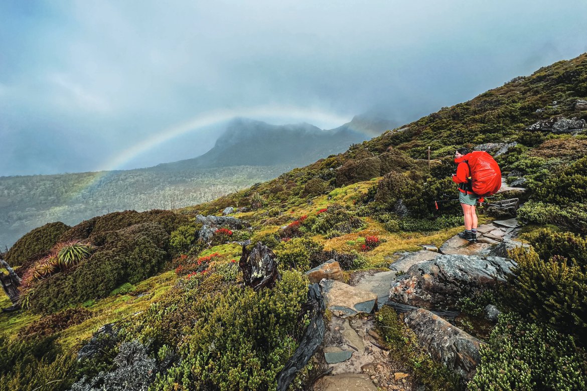 Hiking Guide Near Mount Ossa (Photo by Emily Pennington)