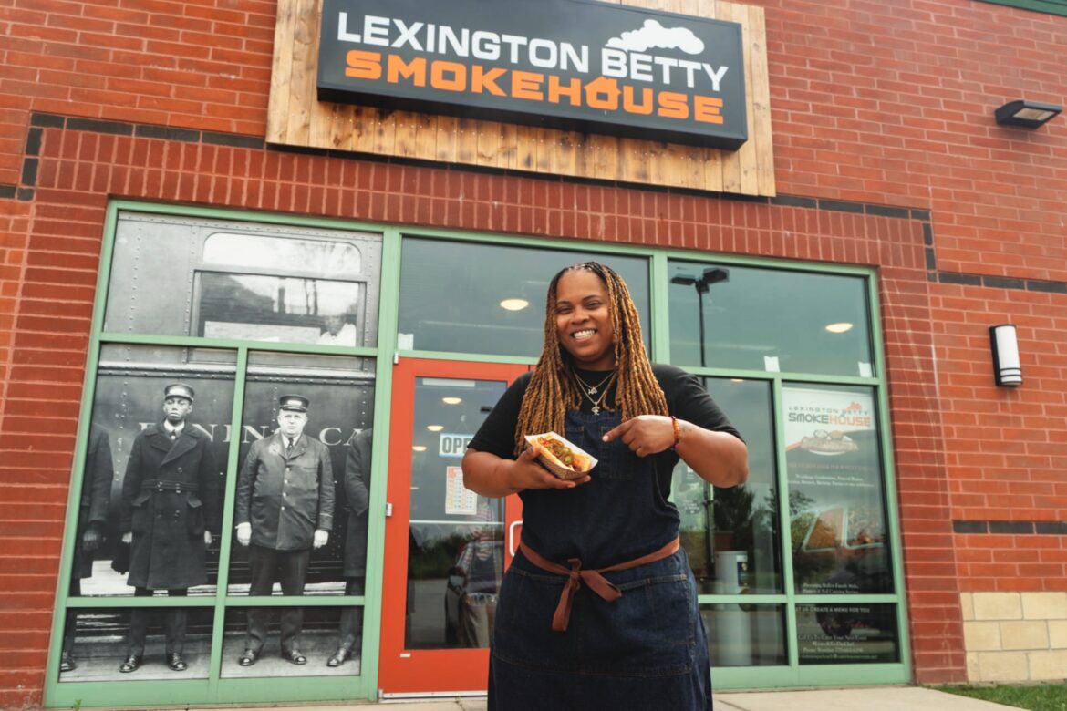 Dominique Leach, the lesbian owner of Lexington Betty Smokehouse Dominique Leach, the lesbian owner of Lexington Betty Smokehouse