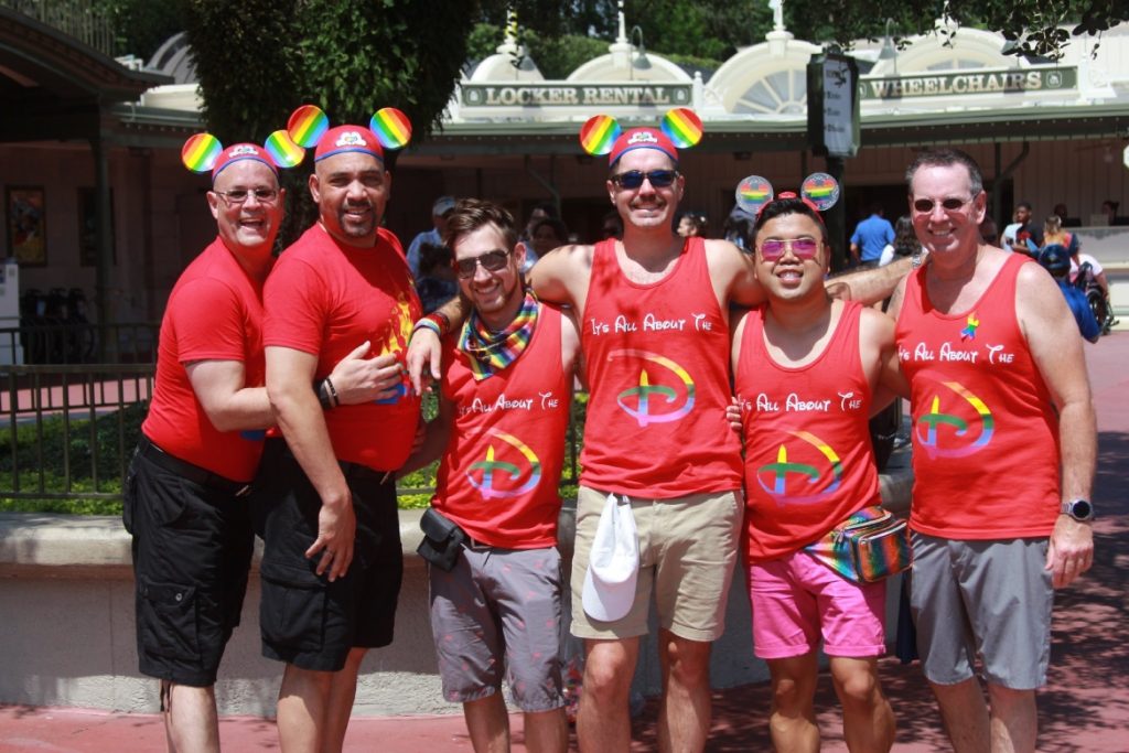 Red Shirt Group (Photo by Gay Days Inc)